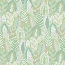 Sublime Arty Leaves Sage 10M Wallpaper