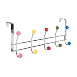 5 Colour Door Hook Hanging Chrome
