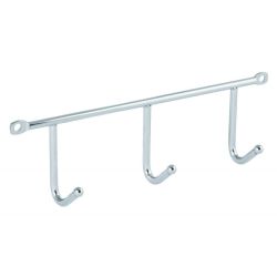 3 Hook Rail - Chrome