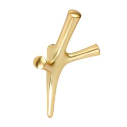 Amioso I Hook Brushed Brass