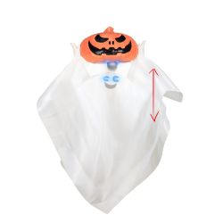 Hanging Ghost & Pumpkin with LED 90cm