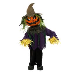 Standing Animated Scarecrow 110cm