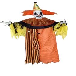 Animated Hanging Clown 120cm