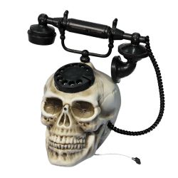 Skull Telephone with Lights & Sound 48cm