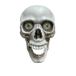 Animated Skull White 20cm