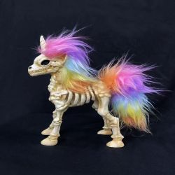 Halloween Unicorn 20cm Assorted Purple