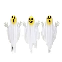 Light Up Ghosts 50cm 3 Pack
