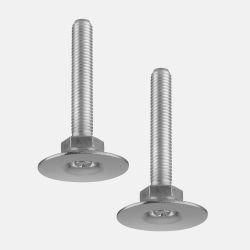 Adjusting Screw Zinc Plated 10x60mm 2Pk