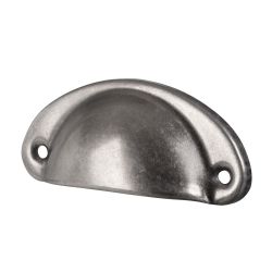 Skive Handle Antique Zinc 66mm