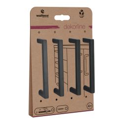 Prisma Set of Handles - Matt Black 4 Pack