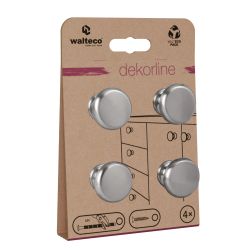 Set of Knobs Brushed - Nickel 4 Pack
