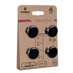 Set of Knobs - Black Nickel 4 Pack