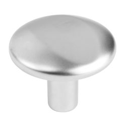 Zamora Knob Matt Chrome 28mm