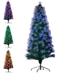 Highland Fibre Optic Tree With 215 LED Lights 180cm