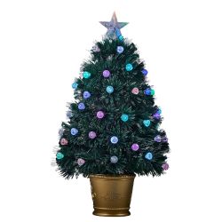 Genova Fibre Optic Tree With 65 LED Lights 60cm