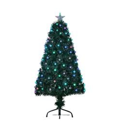 Genova Fibre Optic Tree With 185 LED Lights 150cm
