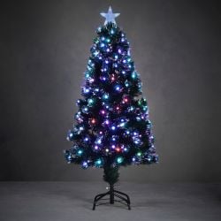 Abbey Fibre Optic Tree With 185 LED Lights 150cm