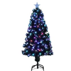 Abbey Fibre Optic Tree With 185 LED Lights 150cm
