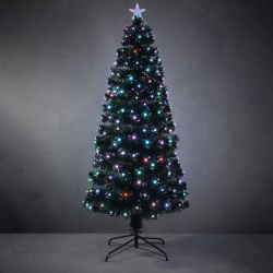 Abbey Fibre Optic Tree With 225 LED Lights 180cm