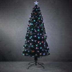 Abbey Fibre Optic Tree With 225 LED Lights 180cm