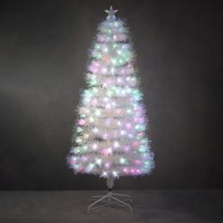 Greenville Fibre Optic Tree With 225 LED Lights 180cm