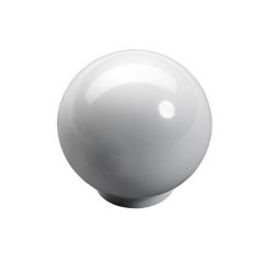 Rotan Plastic Knob White