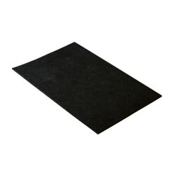 Felt Pad Self Adhesive Black 200x300mm