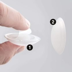 Door Stop Transparent 40mm 6Pk