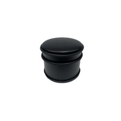 Door Stop Black Stainless Steel 90x75mm