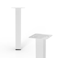Furniture Leg White 25x25x200mm
