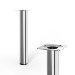 Furniture Leg Chrome 30x200mm