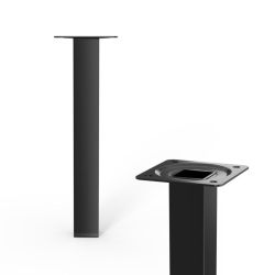 Furniture Leg Black 25x25x200mm