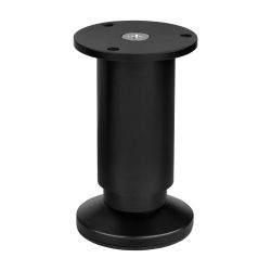 Furniture Leg Adjustable Matt Black 100-115mm