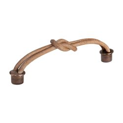 Rimini Handle Leather and Copper 128mm