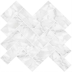 In Home Herringbone Carrara Peel And Stick