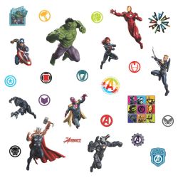 Classic Avengers Peel And Stick Wall