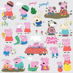 Peppa The Pig Wall Decals