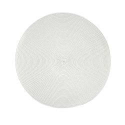 Woven Round Placemat Cream