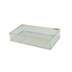 Gleam Metal Mirrored Tray