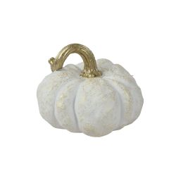 Autumn Pumpkin White 9cm