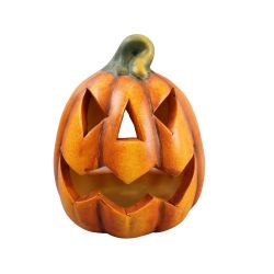 Halloween Pumpkin Candle Holder 12cm