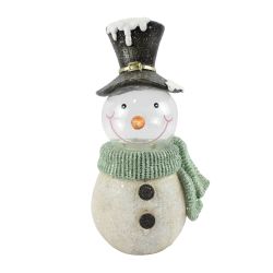 Christmas Snowman with Smiling Face LED Battery operated 24cm