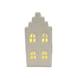 Christmas House Battery operated LED light 13cm White