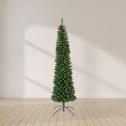 7ft Alaskan Pencil Pine Christmas Tree  Green