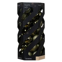 Shatterproof Baubles Green 35 Pack