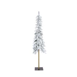 6ft Fir Snowy Christmas Tree White