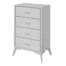 4 Drawer Upholstered Storage Dresser