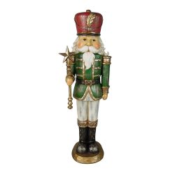 Nutcracker Green With Lights 47cm