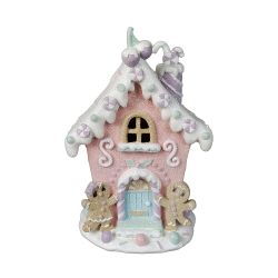 Gingerbread House And Gingerbreadmen 20cm