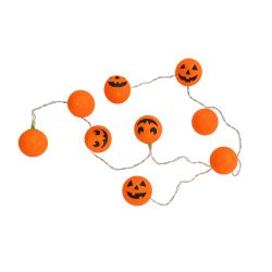 Pumpkin Face String Lights